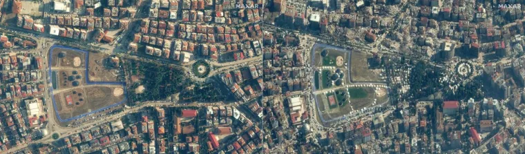 Nove satelitske snimke otkrile zastrašujuće razmjere uništenja: Potres je dio gradova sravnio sa zemljom!