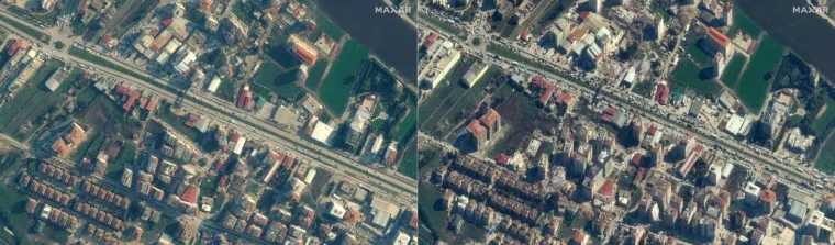 Nove satelitske snimke otkrile zastrašujuće razmjere uništenja: Potres je dio gradova sravnio sa zemljom!