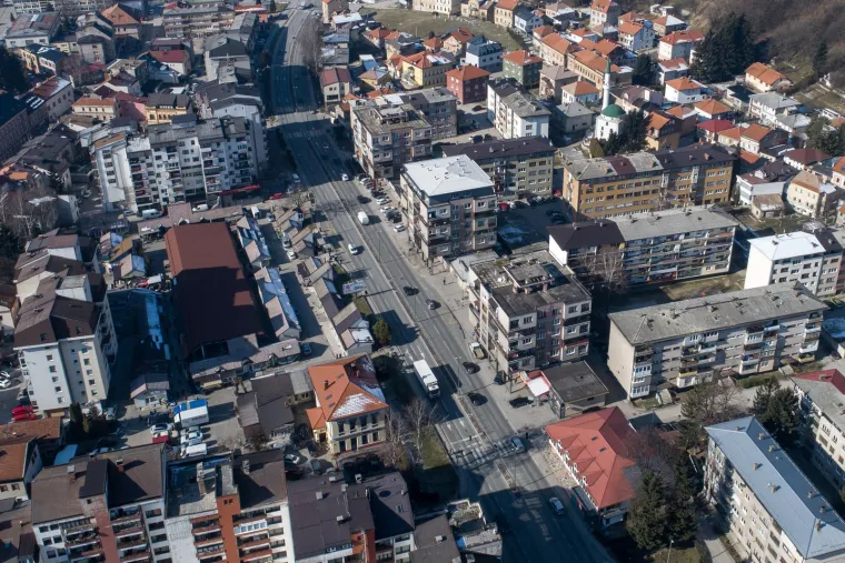 Pogledajte kako iz zraka izgleda grad koji namjerava jednu ulicu nazvati po Miroslavu Blaževiću