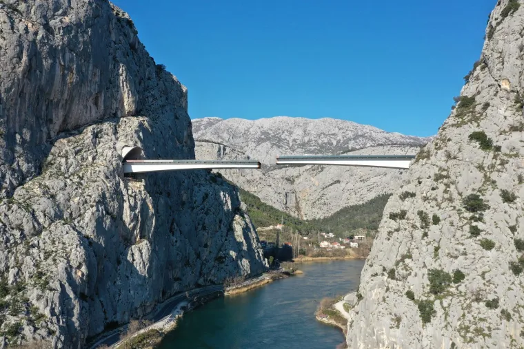 Most kod Omiša gotovo spojen i gotovo na istoj razini. Glibota za Danas ranije otkrio što ga dalje čeka