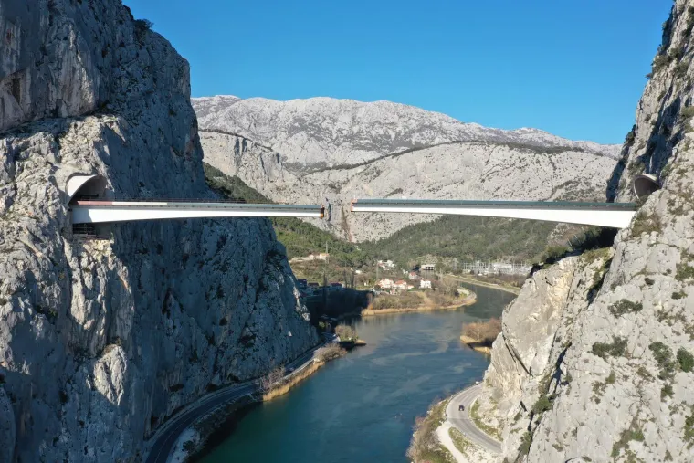 Most kod Omiša gotovo spojen i gotovo na istoj razini. Glibota za Danas ranije otkrio što ga dalje čeka