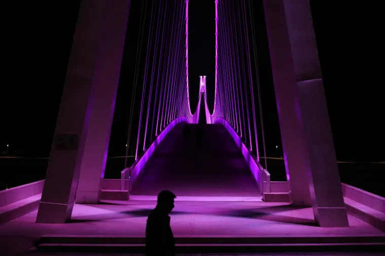 Gradovi diljem Hrvatske osvijetljeni ljubičastom bojom. Evo koja poruka stoji iza toga