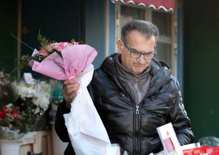 Dan je zaljubljenih, a &Scaron;ibenčani nisu zaboravili na svoje dame. Od ranog jutra kupuju cvijeće