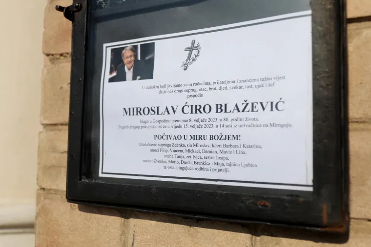 Na Mirogoju se opro&scaron;taju od Ćire, stigao brončani Vatreni iz 1998.: 'Nikad ga nisam to pitao, a imao sam milijun prilika'