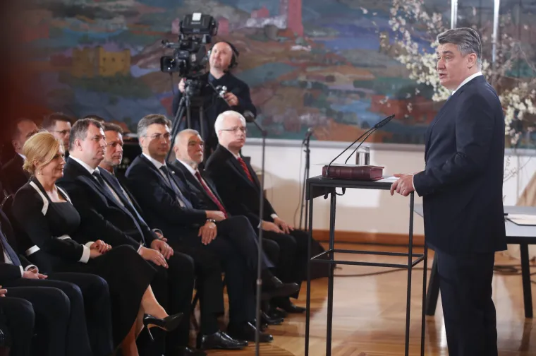 Izabrao Pantovčak, a ne Markov trg. Pjevala mu Josipa Lisac. Prije 3 godine Milanović je prisegnuo za predsjednika