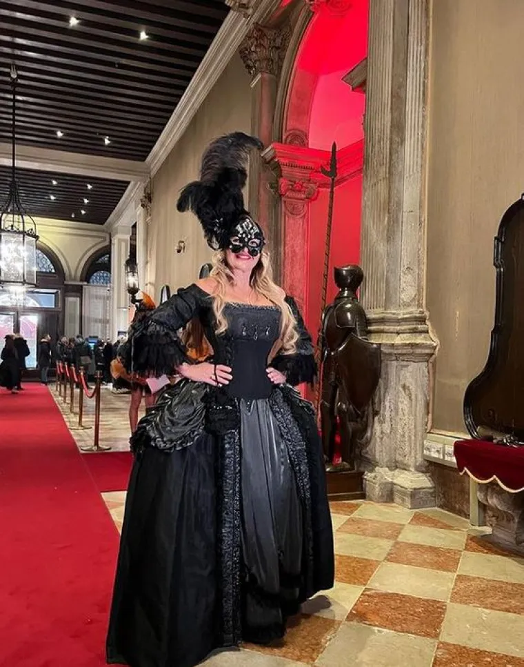 Snježana Schillinger i Franz otišli u Veneciju na bal pod maskama: Doista je imala spektakularan i originalan kostim