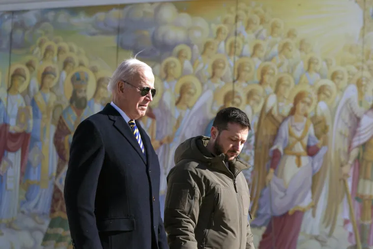 Biden i Zelenski sastali se u Kijevu. Pogledajte trenutke ovog povijesnog susreta