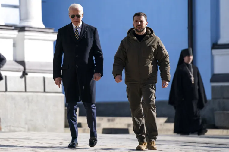 Biden i Zelenski sastali se u Kijevu. Pogledajte trenutke ovog povijesnog susreta