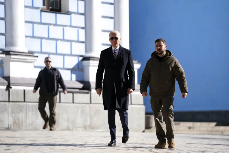 Biden i Zelenski sastali se u Kijevu. Pogledajte trenutke ovog povijesnog susreta