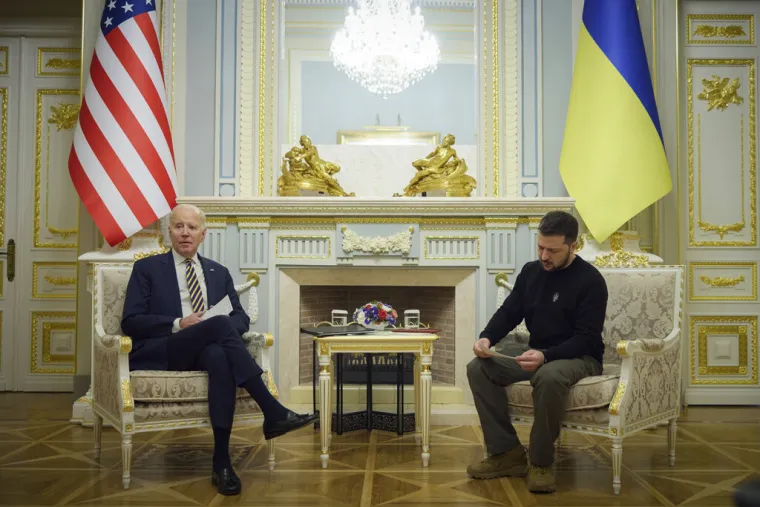 Biden i Zelenski sastali se u Kijevu. Pogledajte trenutke ovog povijesnog susreta