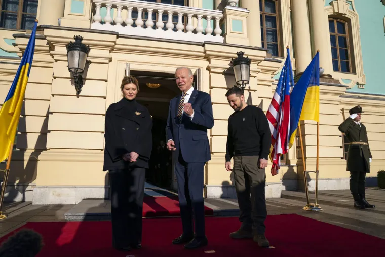 Biden i Zelenski sastali se u Kijevu. Pogledajte trenutke ovog povijesnog susreta