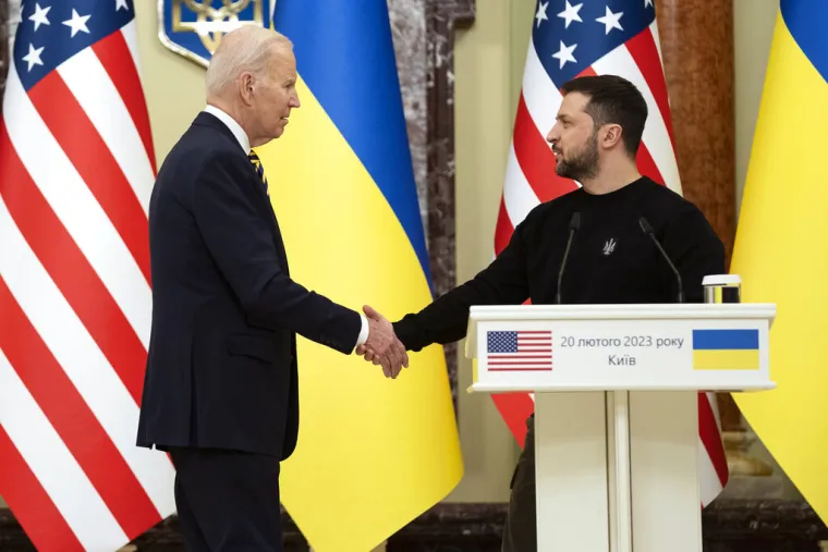 Biden i Zelenski sastali se u Kijevu. Pogledajte trenutke ovog povijesnog susreta
