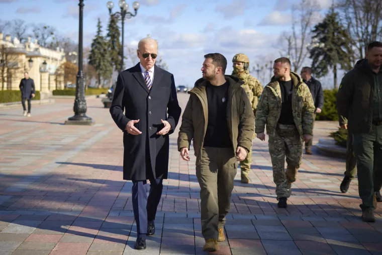 Biden i Zelenski sastali se u Kijevu. Pogledajte trenutke ovog povijesnog susreta