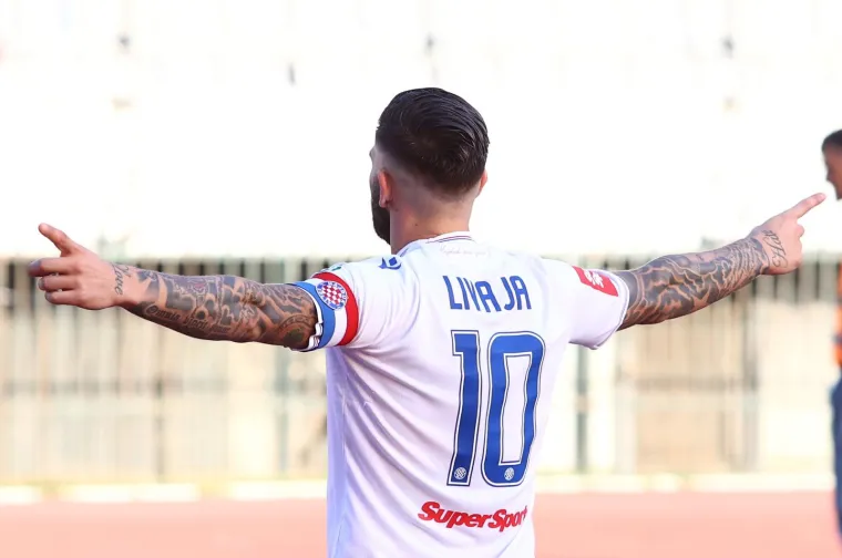 26.10.2022. - Hajduk je slavio protiv Gorice s 3-1, a dva pogotka postigao je Marko Livaja