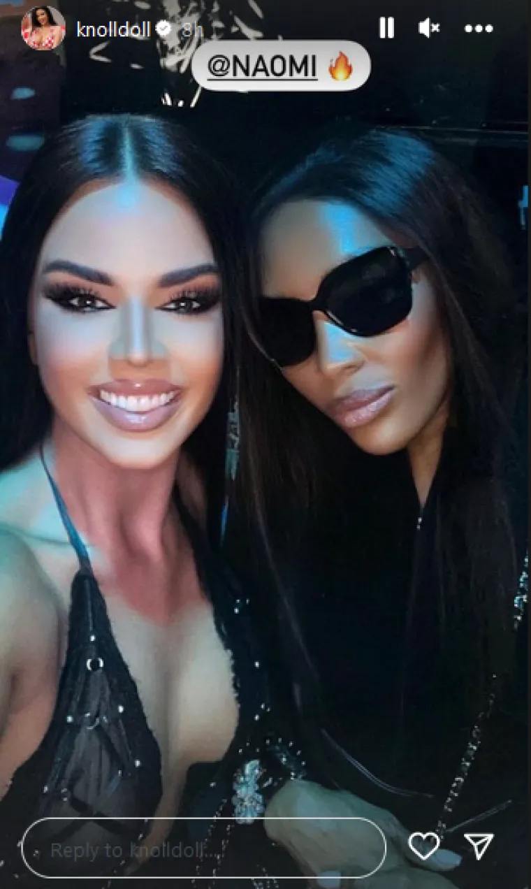 Ivana Knoll, Naomi Campbell