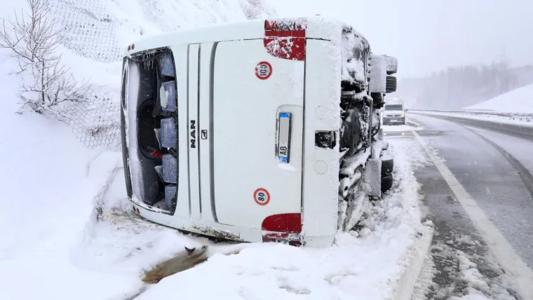 Ovo je mjesto nesreće na A1 u kojoj je poginula jedna osoba