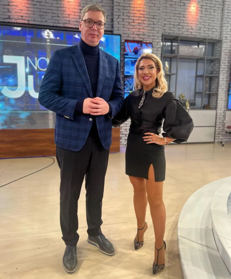Jovana Jeremić i Aleksandar Vučić