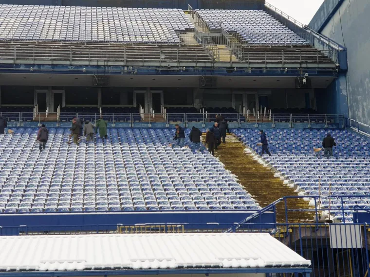 Najveći hrvatski derbi u Maksimiru u snježnim uvjetima: Pogledajte kako izgleda travnjak uoči dvoboja Dinama i Hajduka