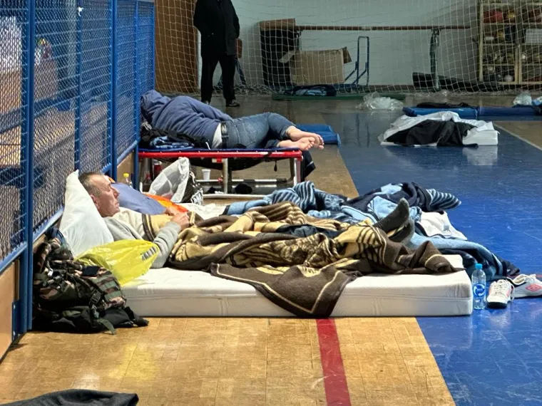 Hrvatska zametena snijegom: Ovo je prihvatni centar u kojem su mnogi prenoćili