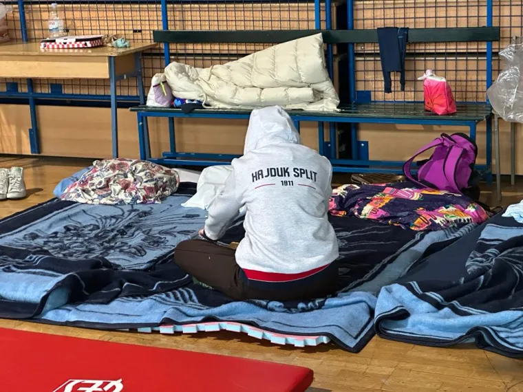 Hrvatska zametena snijegom: Ovo je prihvatni centar u kojem su mnogi prenoćili