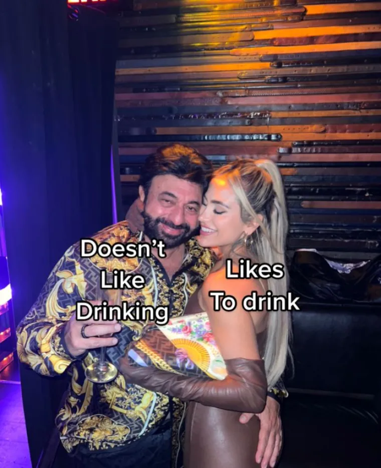 Par je otkrio da je ona ta koja voli popiti, dok on ne voli, a pratitelji su komentirali da izgledaju slično te da par koji provodi dosta vremena zajedno počinje sličiti jedno na drugo.