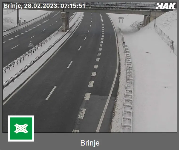 Ovako jutros izgledaju hrvatske autoceste: A1 otvorena za sva vozila, osim kamiona