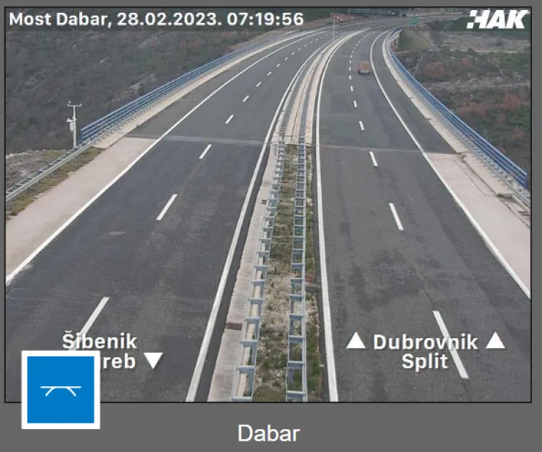 Ovako jutros izgledaju hrvatske autoceste: A1 otvorena za sva vozila, osim kamiona