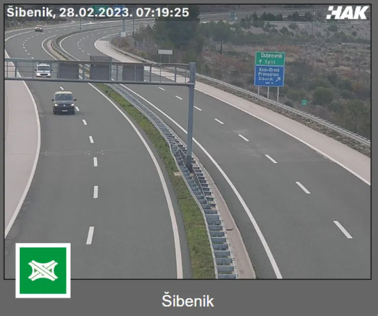 Ovako jutros izgledaju hrvatske autoceste: A1 otvorena za sva vozila, osim kamiona