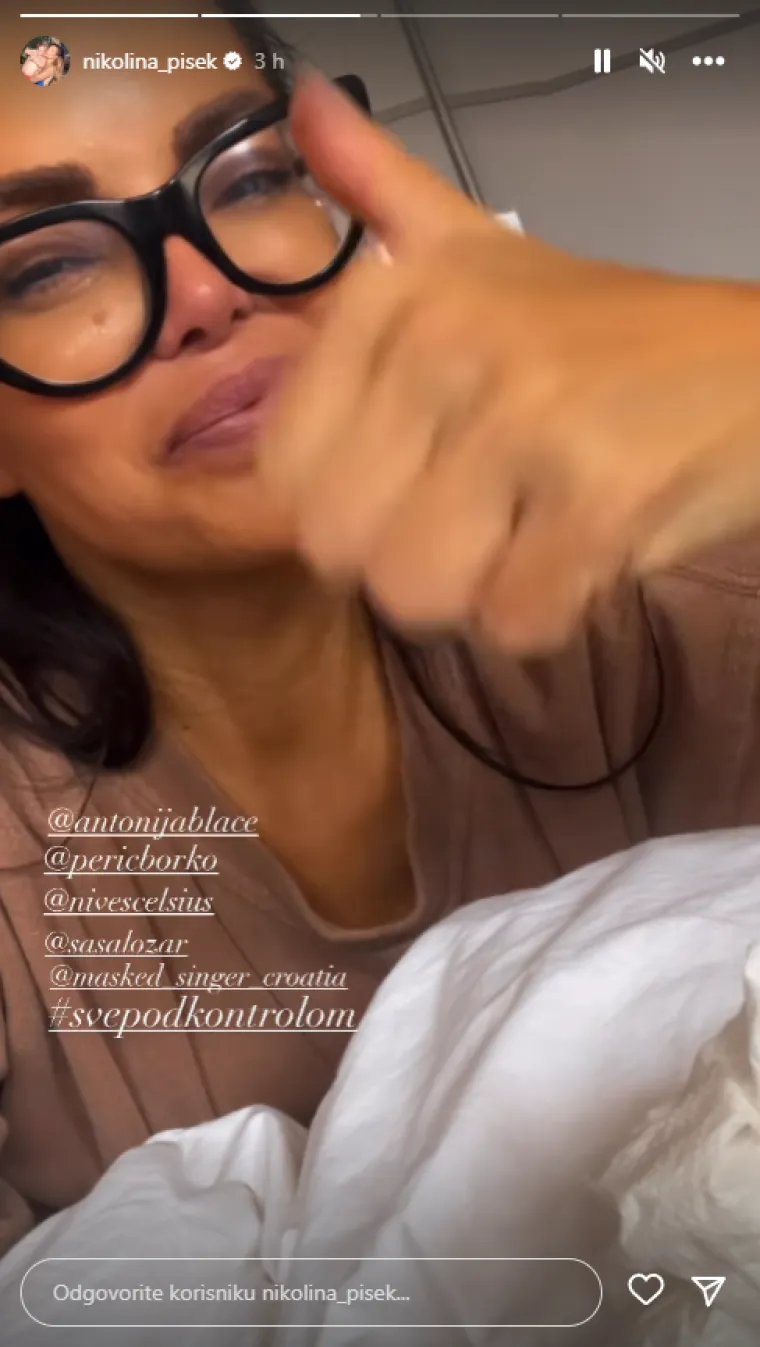 U objavi je voditeljica označila tim detektiva koji će pogađati tko se krije ispod maski: Antoniju Blaće, Sašu Lozara, Nives Celzijus te Borka Perića.