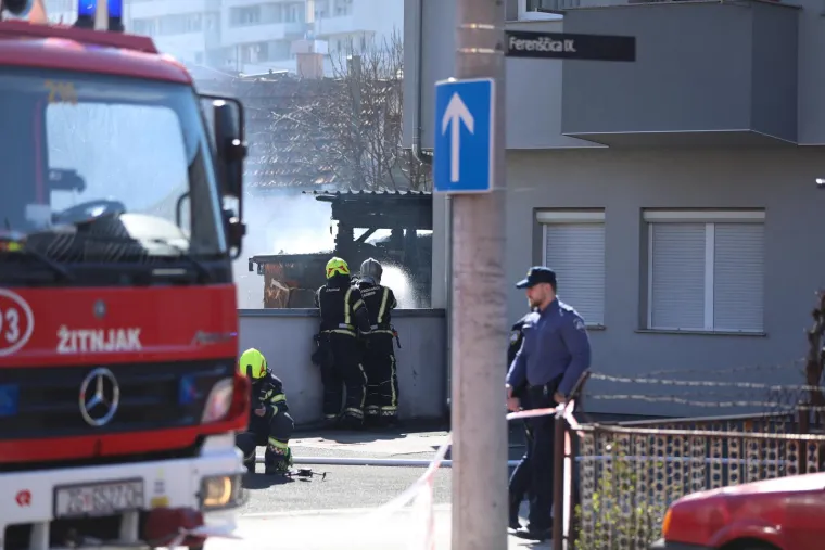 Požar izbio u garaži na Feren&scaron;čici
