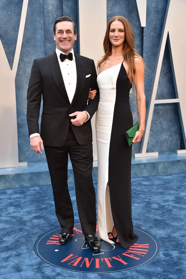 Jon Hamm and Anna Osceola