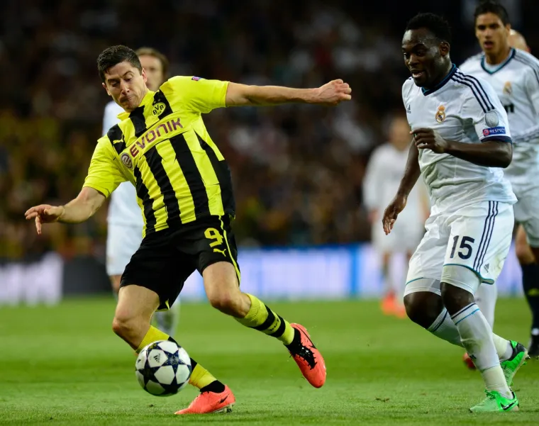 Robert Lewandowski - Četiri gola, Borussia Dortmund 4-1 Real Madrid, 2013. godine