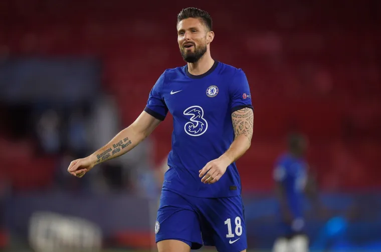 Olivier Giroud - Četiri gola Sevilla 0-4 Chelsea, 2020. godine