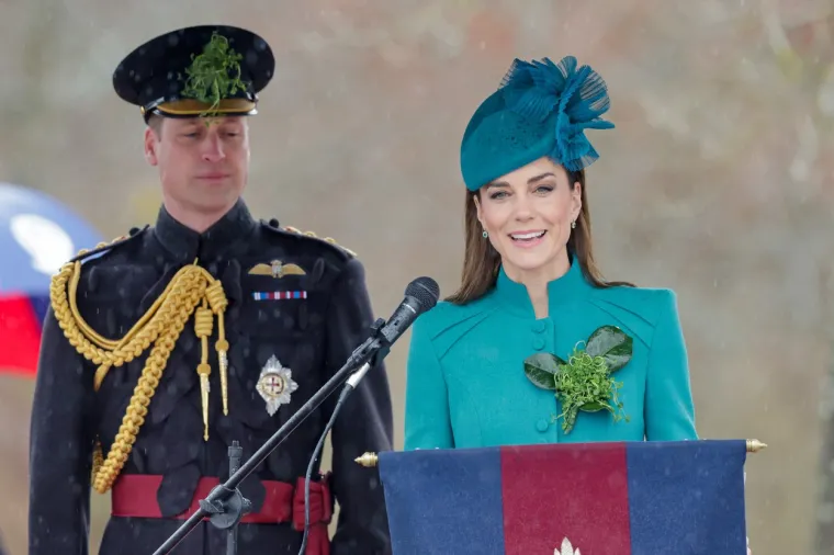 Kate Middleton blistala kao pukovnica Irske garde, a princ William priznao: 'Opet neću uspjeti popiti pola litre piva'