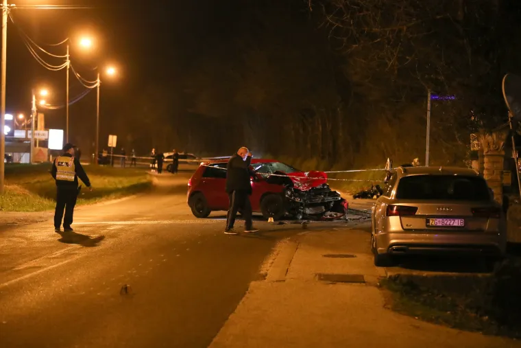 Pogledajte mjesto stravične nesreće u Sesvetama gdje je u sudaru motocikla i automobila poginula jedna osoba