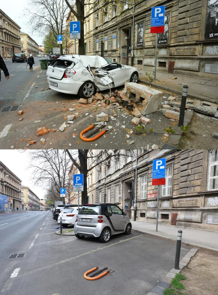 Ovako je Zagreb izgledao prije točno tri godine, a ovako izgleda danas