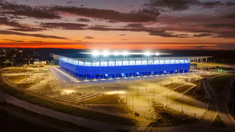 Osijekova 'Opus Arena' zasvijetlila u klupskim bojama: Fotografije su impresivne, pogledajte ovu ljepoticu