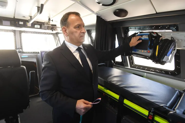 'Kapetan' Beroš na palubi prve brodice za hitne intervencije: 'Povećavamo šanse preživljanja'