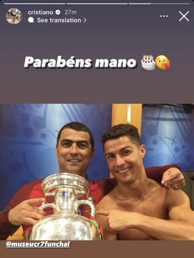 Cristiano Ronaldo pokazao starijeg brata kojega ne viđamo često, imao je dobar razlog za to