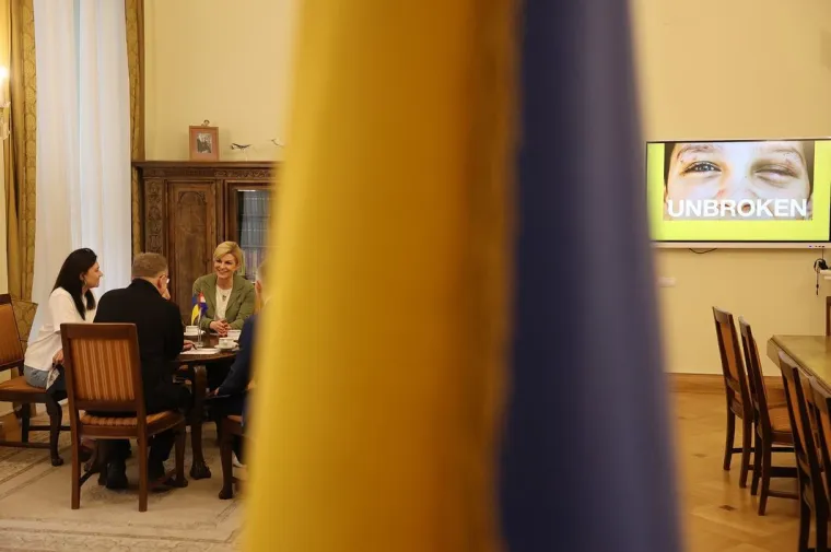 Kolinda Grabar Kitarović i Andriy Sadovy