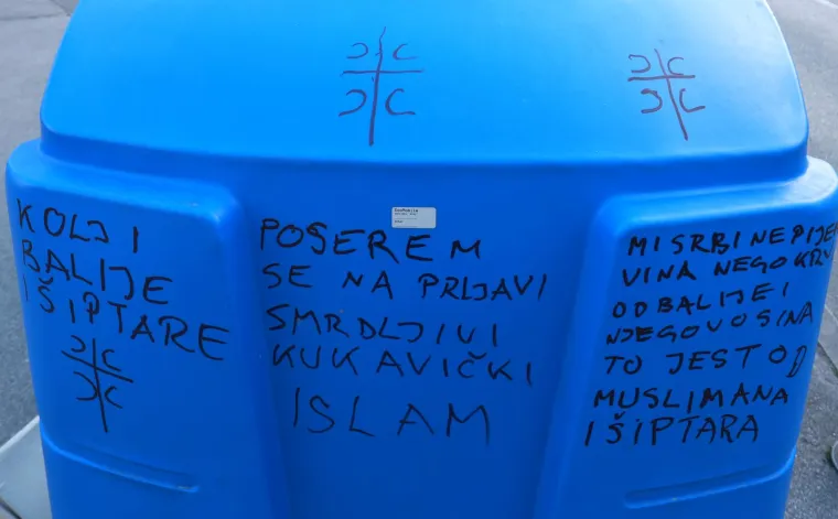 U što se metropola pretvara: Neviđene riječi mržnje osvanule usred grada, od pogleda na njih sledit će vam se krv