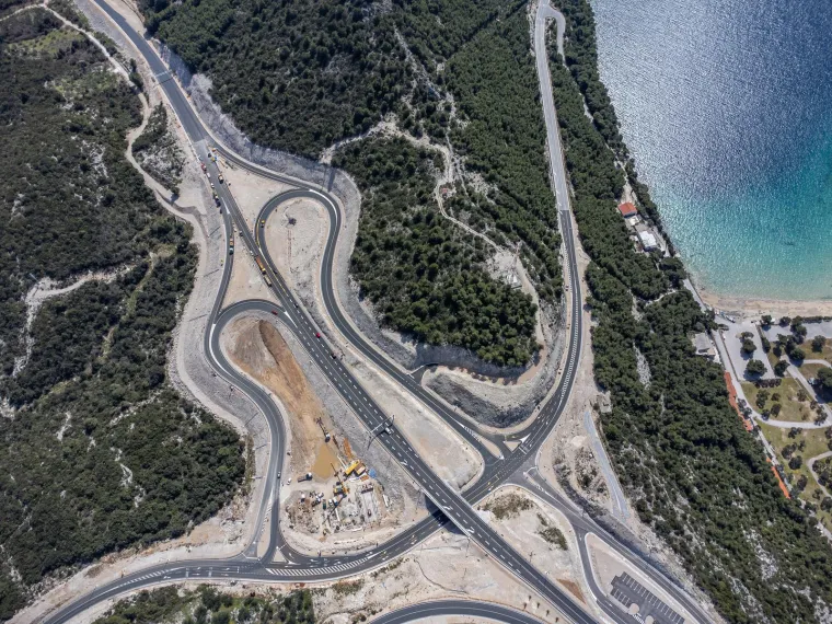 Fotografije iz zraka od kojih zastaje dah: Pogledajte spektakularne prizore pored jednog od najvećih graditeljskih dostignuća u Hrvatskoj