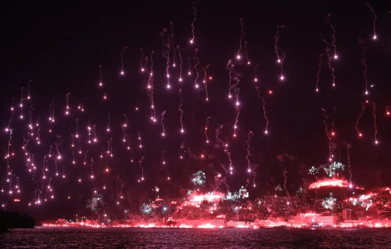 Spektakl u Šibeniku: Ovako su Funcuti za svoj 40. rođendan 'zapalili' grad