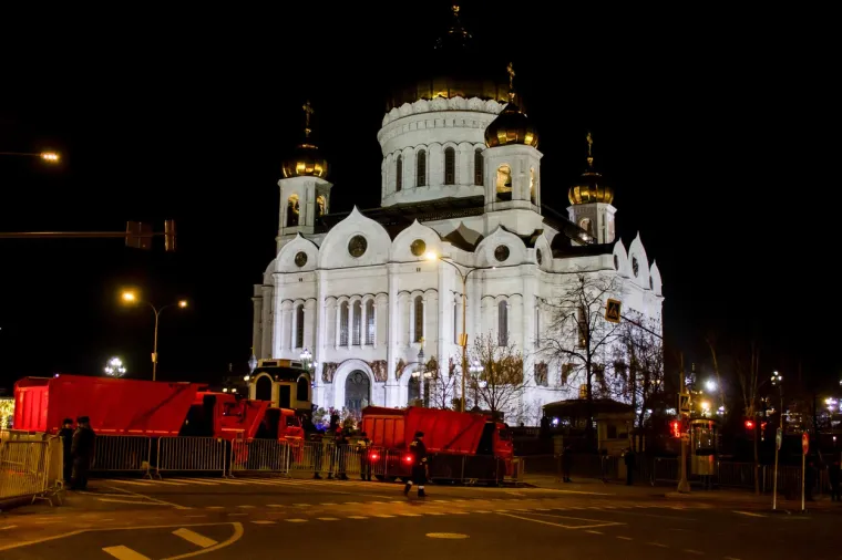Putin kasno navečer dočekao pravoslavni Uskrs na ceremoniji u moskovskoj katedrali
