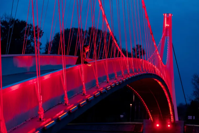 Zacrvenio se prekrasan most preko Drave: Znate li gdje se nalazi i kome je namijenjen?