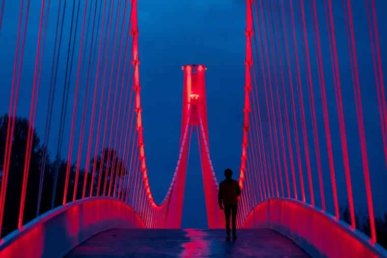 Zacrvenio se prekrasan most preko Drave: Znate li gdje se nalazi i kome je namijenjen?