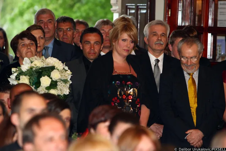 Iva Todorić Balent u pratnji svojeg supruga Hrvoja i sina Ivana Pavla