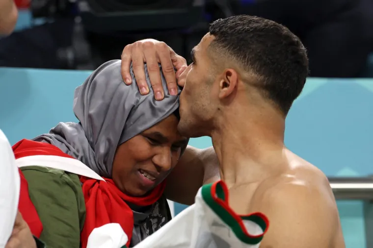 Achraf Hakimi i majka Saida