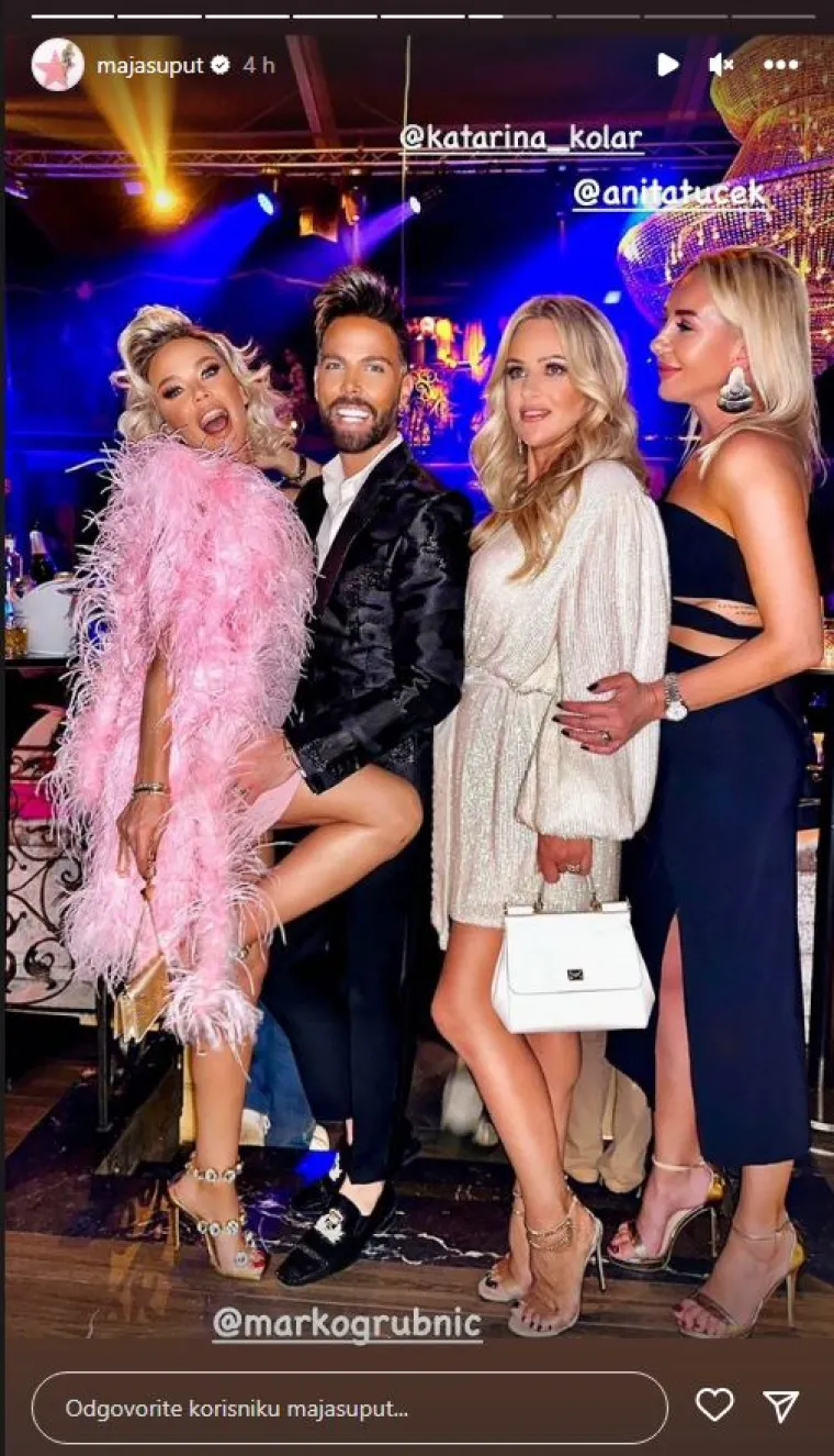 Nikolina Pi&scaron;ek zablistala u večernjoj haljini, a dru&scaron;tvo su joj pravili Grubnić i &Scaron;uputica: Podijelila je i jednu njihovu prastaru fotku