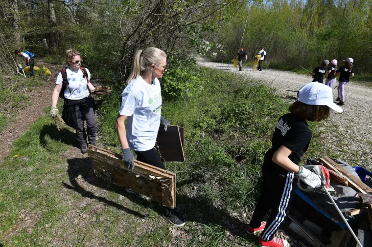 Či&scaron;ćenje područja Dravske park &scaron;ume